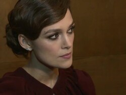 INTERVIEW: Keira Knightley on the challenges of her character, how she approached it, on the social history of the time, the spanking scene at A Dangerous Method: UK Gala Premiere at The Mayfair Hotel on January 31, 2012 in London, England. Stock Footage