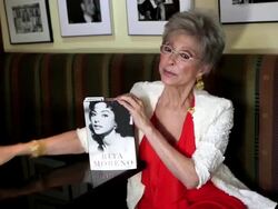 Rita Moreno at the signing of 'Rita Moreno: A Memo Stock Footage