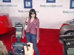 4th Annual 'ten' Fashion Show Presented By General Motors arrivals and Interviews Stock Footage