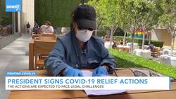 President Trump Signs Executive Actions To Provide COVID-19 Relief News Clip