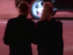 Austin Visschedyk departs from 1 Oak in West Hollywood Stock Footage