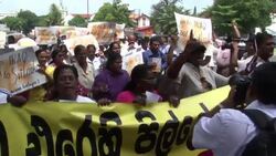 Pro-government groups protest over visit by UN's human rights chief Instructional Video