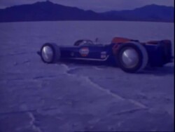 Mickey Thompson Racing at Bonneville Salt Flats Stock Footage