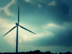 Wind turbines Stock Footage