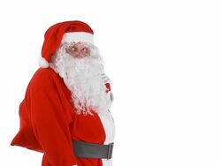 Santa Is Fed Up Stock Footage