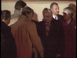 USA - Tudjman In Ohio / Burns On Talks Deadline News Clip