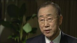 Ban visits Khmer Rouge jail, calls for release of Myanmar political prisoners News Clip