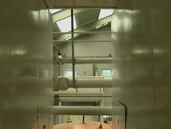 Tilt Down Reveal Brewery United Kingdom Stock Footage