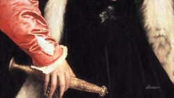 The Ambassadors - Hans Holbein the Younger Stock Footage