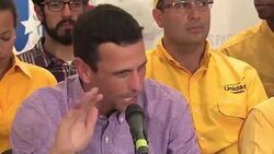 CLEAN : Capriles urges Maduro to be at the service of new legislature News Clip