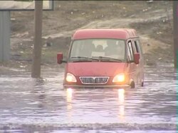Spring flooding. Stock Footage