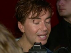 INTERVIEW: Julien MacDonald on his fellow designers, on competition, on seeing other shows, on British fashion, Britains Next Top Model TV show at Julien Macdonald. (Footage by WireImage Video/GettyImages) Stock Footage