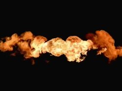 Methane Fireball Stock Footage