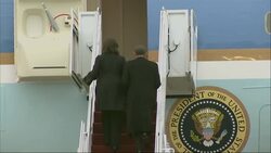 President Barack Obama and First Lady Michelle Obama have taken off for South Africa to attend a national memorial service for anti-apartheid icon Nelson Mandela. (Dec. 9) News Clip