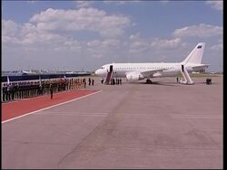 Italian President Napolitano visits at invitation of Medvedev News Clip