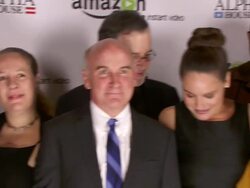 The cast and crew at Amazon Studios Premiere Screening for "Alpha House" Event at the Metropolitan Museum of Art Stock Footage