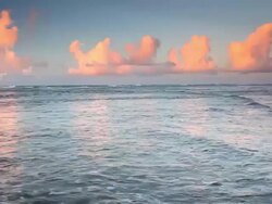 sunset on the napali coast, kaui, hawaii Stock Footage