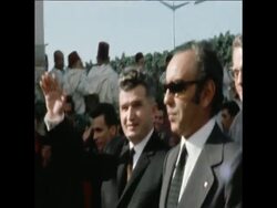 SYND 09/12/70 ROMANIAN PRESIDENT CEAUSESCU VISITS RABAT News Clip