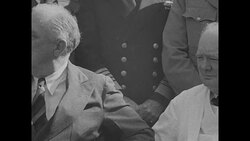 Franklin D. Roosevelt, Chiang Kai-Shek, and Winston Churchill at Cairo Conference in 1943 News Clip