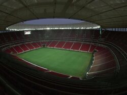 Mane Garrincha National Stadium In Brasilia Stock Footage