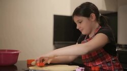 making shapes from dough Stock Footage