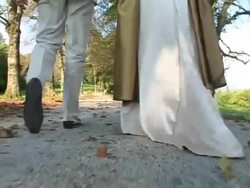 HD: Bride And Groom Stock Footage