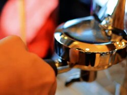 Making Espresso Stock Footage