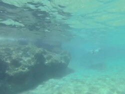 HD SLOW MOTION: Kids Jumping Into The Sea Stock Footage