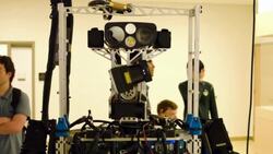 Researchers And Virginia Tech Students Prepare For DARPA Robotics Challenge Stock Footage