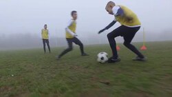 HD: Children Playing Soccer. Stock Footage