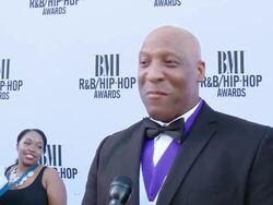 INTERVIEW - Cidel Carter on what inspired him to become a songwriter, his advice for aspiring songwriters, and on his favorite Ludacris song at the 2014 BMI R&B/Hip-Hop Awards Stock Footage