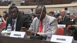 VOICED : Reducir gases de efecto invernadero mision en cumbre de Ruanda News Clip