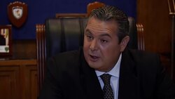 Interview with Panos Kammenos, Greek Defense Minister on Islamic State fighters route into Europe News Clip