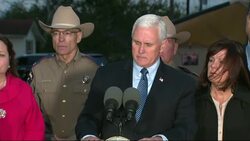 VP Pence Blames TX Shooting On Gunman, Air Force News Clip