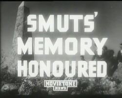""SMUTS"" MEMORY HONOURED News Clip