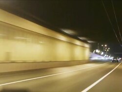 Night driving Stock Footage