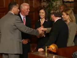 Business Team Handshake Stock Footage