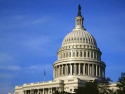 US Capital in Spring Time Zoom Stock Footage