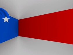 Swirling Stars and Stripes (4 versions) Stock Footage