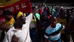 CLEAN : South Africa turns May Day into election rallies News Clip