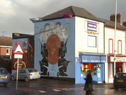 Sectarian murals in Belfast News Clip
