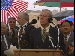 USA: WASHINGTON: VETERANS VISIT VIETNAM WAR MEMORIAL News Clip