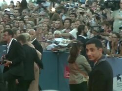 Kate Hudson, Matt Bellamy at The Reluctant Fundamentalist Premiere: Opening Ceremony: 69th Venice Film Festival at Sala Grande on August 29, 2012 in Venice, Italy (Footage by WireImage Video/Getty Images) Stock Footage