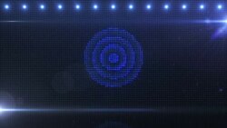 Billboard Stars Blue Background Stock Footage