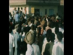 SYND 29 10 77 FORMER PRIME MINISTER GANDHI RALLY AT JAHANGIRPURI Instructional Video