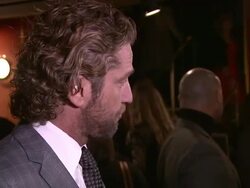 Gerard Butler at Coriolanus Special Screening at The Curzon Mayfair on January 5, 2012 in London, England. Stock Footage