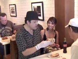 Paul Rodriguez at the Coney Dog Grand Opening Benefiting The Midnight Mission at West Hollywood CA. (Footage by WireImage Video/Getty Images Entertainment Video) Stock Footage