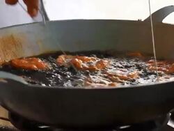 Crispy pancakes - Bangkok, thailand Stock Footage