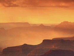 Grand Canyon National Park south rim Stock Footage