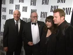 Charles Fox , Jace Everett at the Composer David Arnold To Receive BMI's Richard Kirk Award At The BMI Film/TV Awards at Beverly Hills CA. (Footage by WireImage Video/GettyImages) Stock Footage